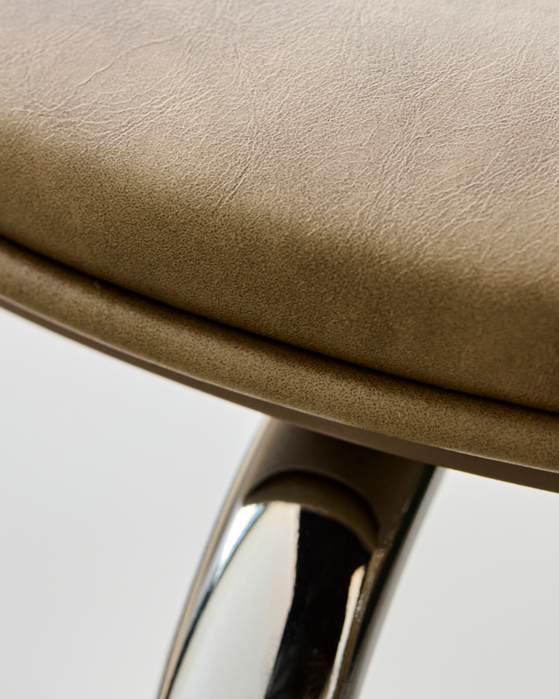 Close up, skammel, detalje, stål 