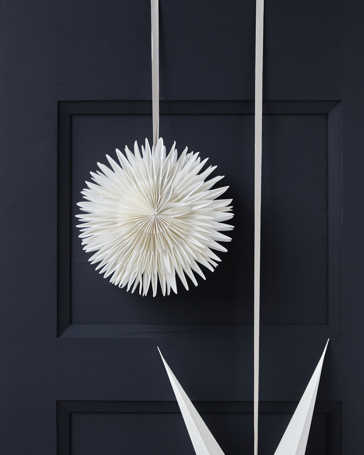 Julestjerne, klassisk julepynt, papir, hvid, Layer, House Doctor