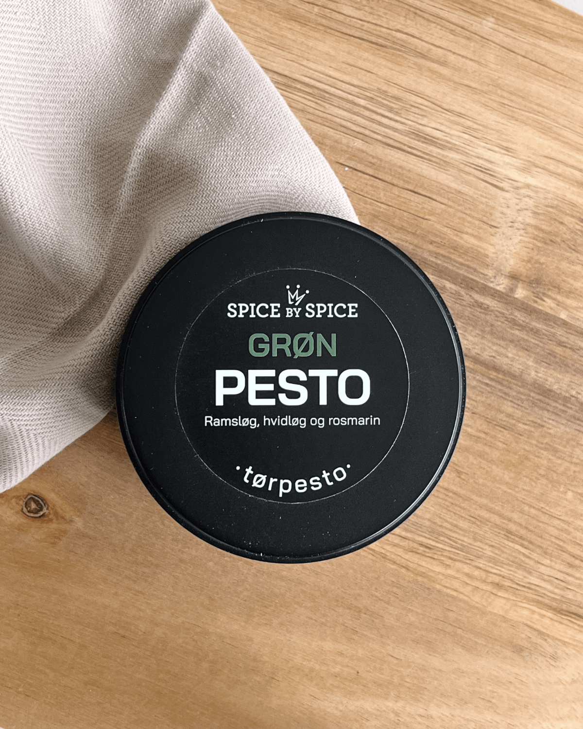 Tørpesto, grøn, ramsløg, hvidløg, rosmarin, spice by spice