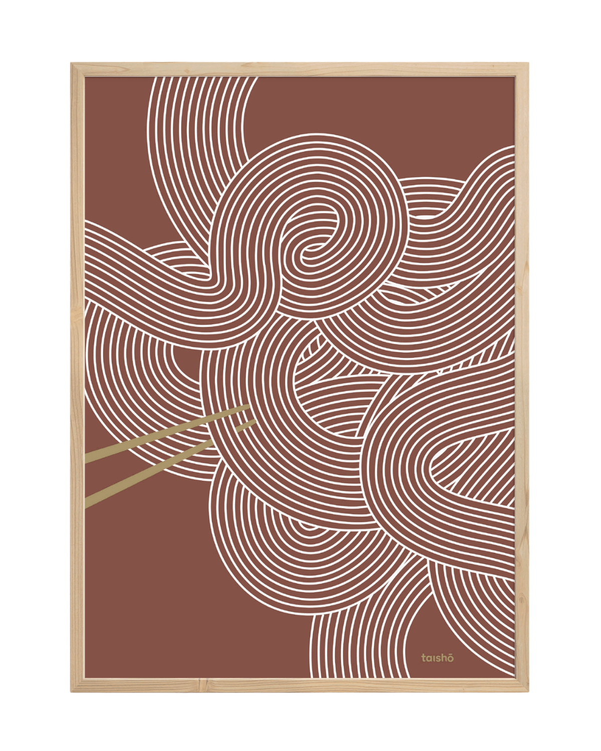UDON1, plakat, taisho, bordeaux