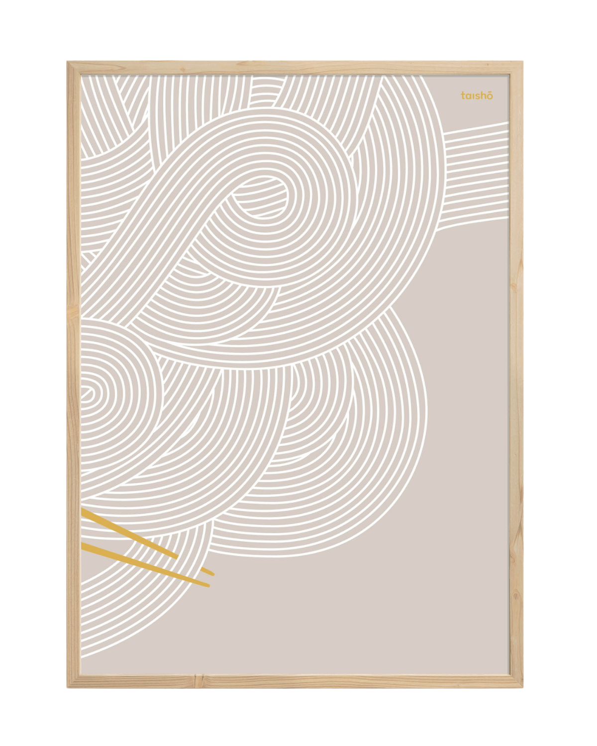 UDON_2, varm grå, taisho, plakat