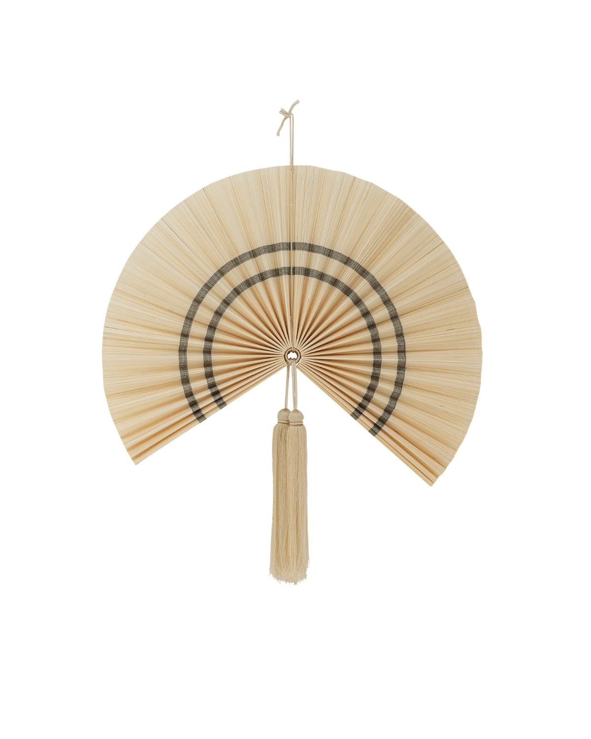 Bloomingville Jaime vægdekoration natur bambus stor vifte elegant ophængning