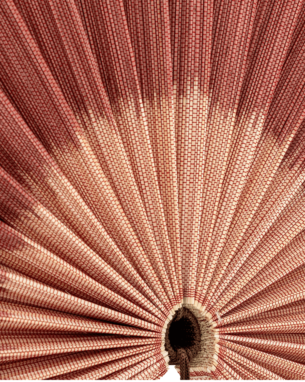 Rosa bambus vifte Jaime Bloomingville L75 × H70 cm, nordisk vægdekoration