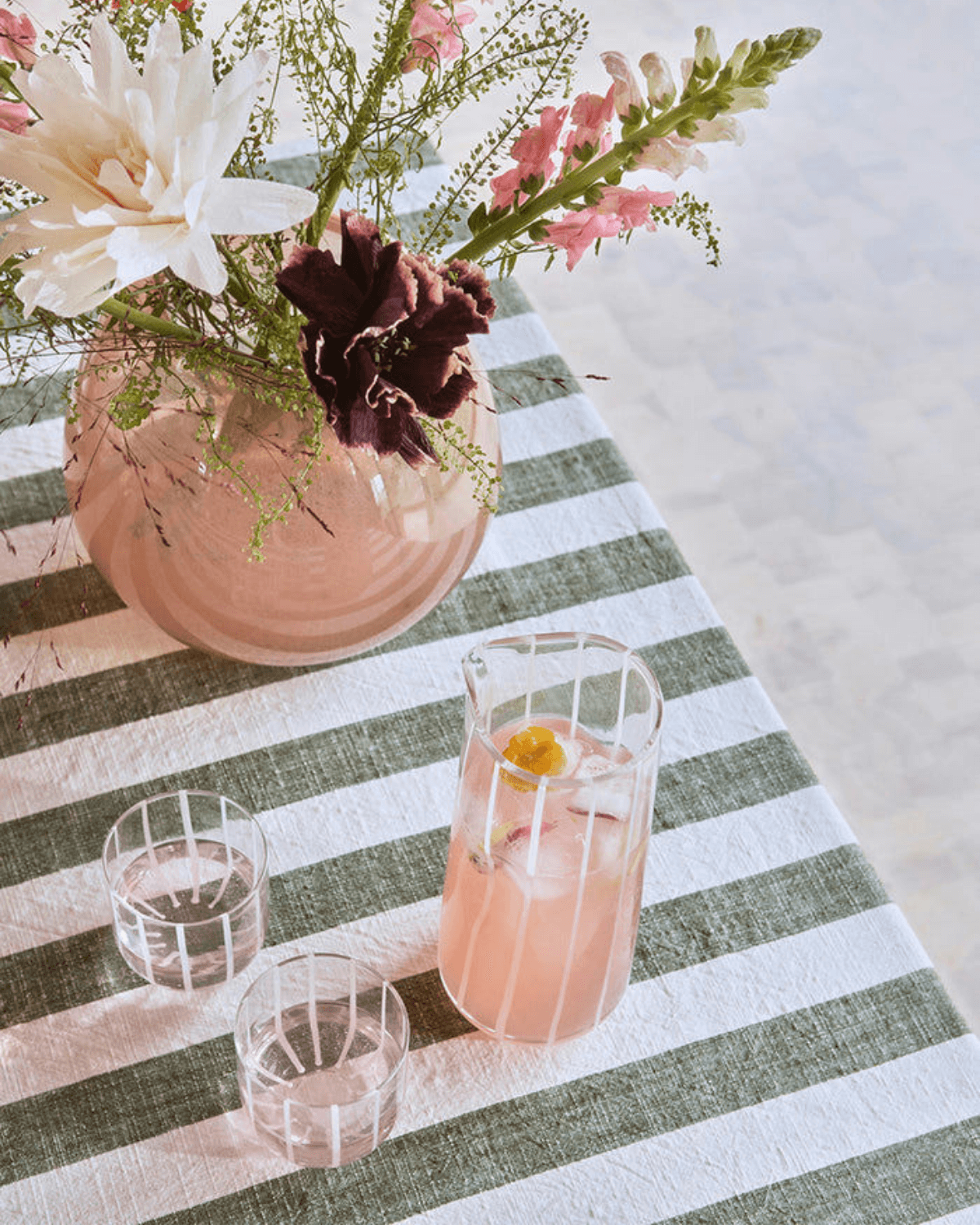 Mizu karaffel klar glas mundblæst, minimalistisk nordisk karaffel til daglig brug