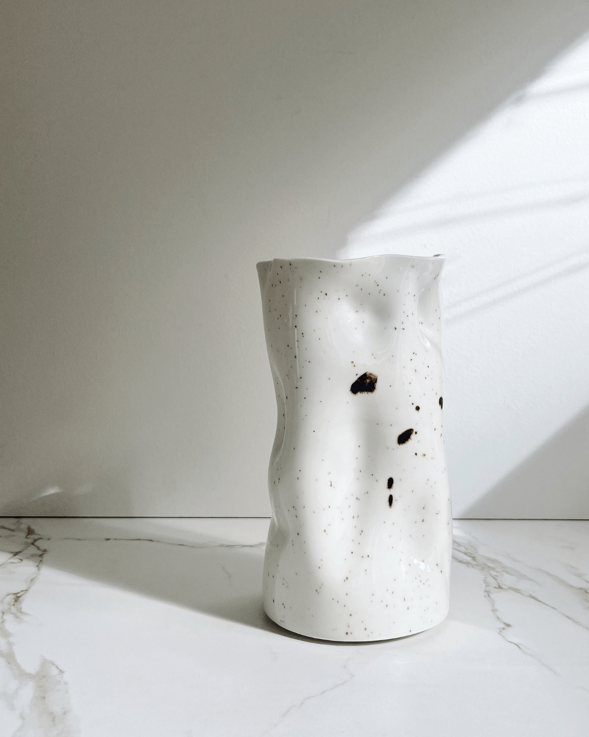 Vase, Keramik, Hvid, Studio Aarhus