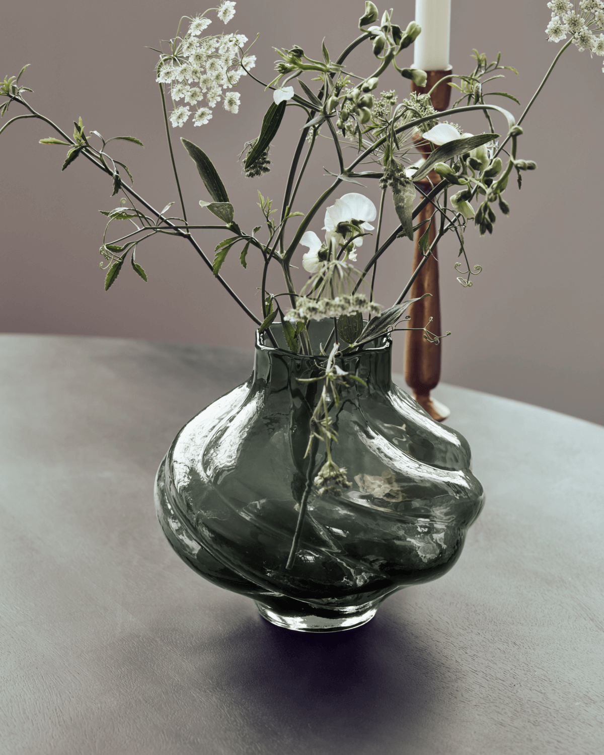Vase, glas, farvet glas, Turn, House Doctor