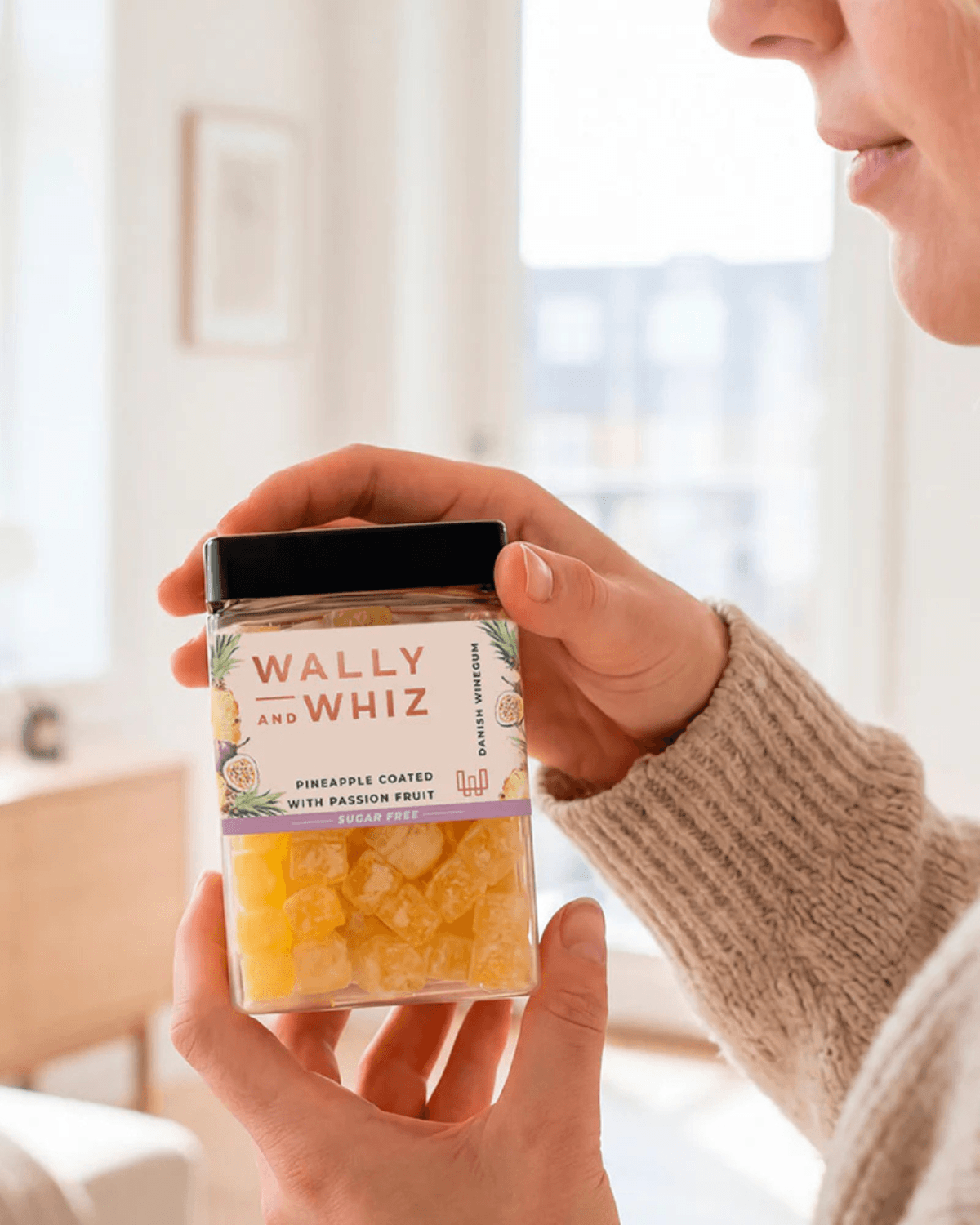 Wally and whi sukkerfri vingumme 240 g