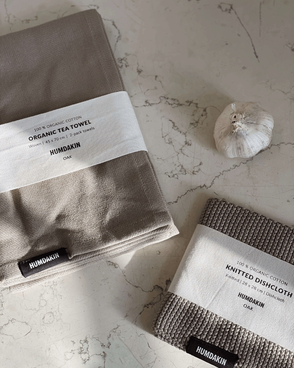 Karklud, strikket, oak, bomuld, humdakin, bord, viskestykke