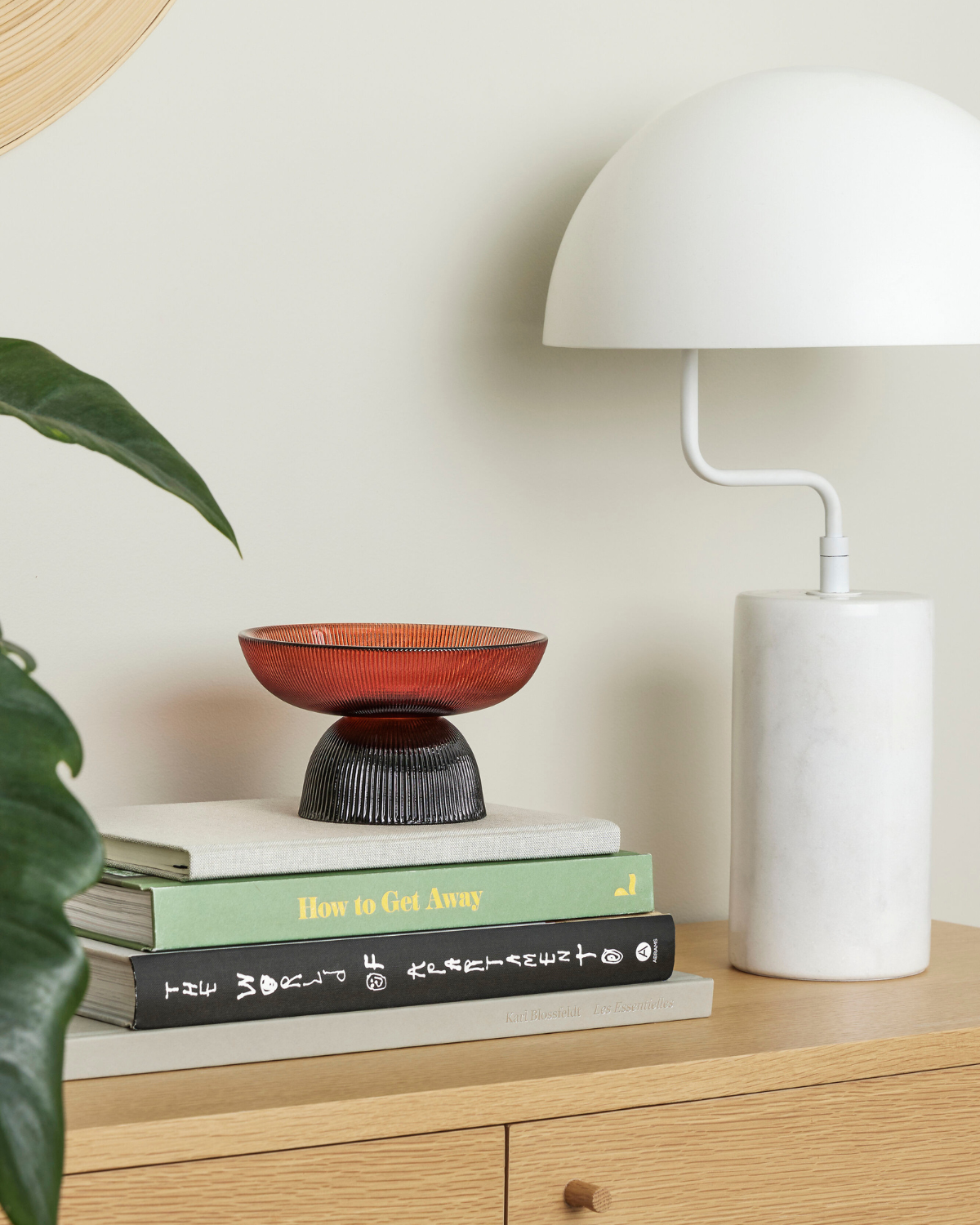 Bordlampe, Poise, Hvid