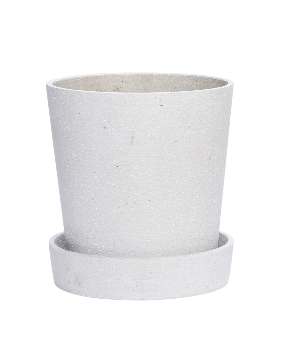 Potte /underskål, Cement,  - Hübsch - Krukker & urtepotter - Unikkehjem.dk