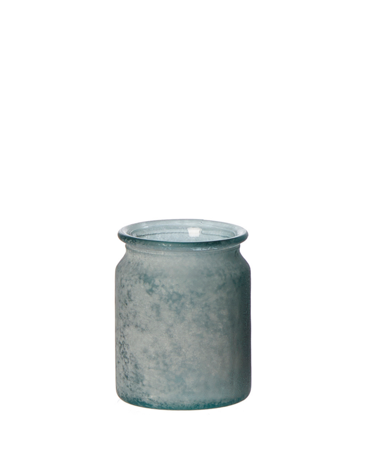 Vase, palma, grå, 14 cm, genbrugsglas, recycledglass, oohhx